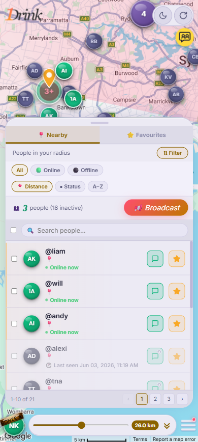 1Drink enable location