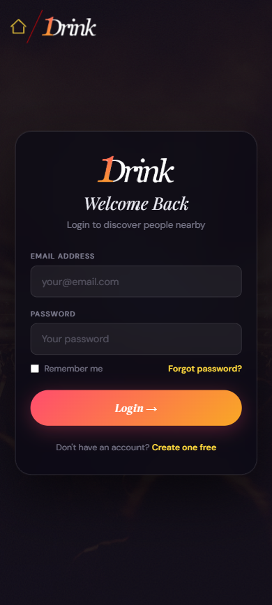 1Drink Login